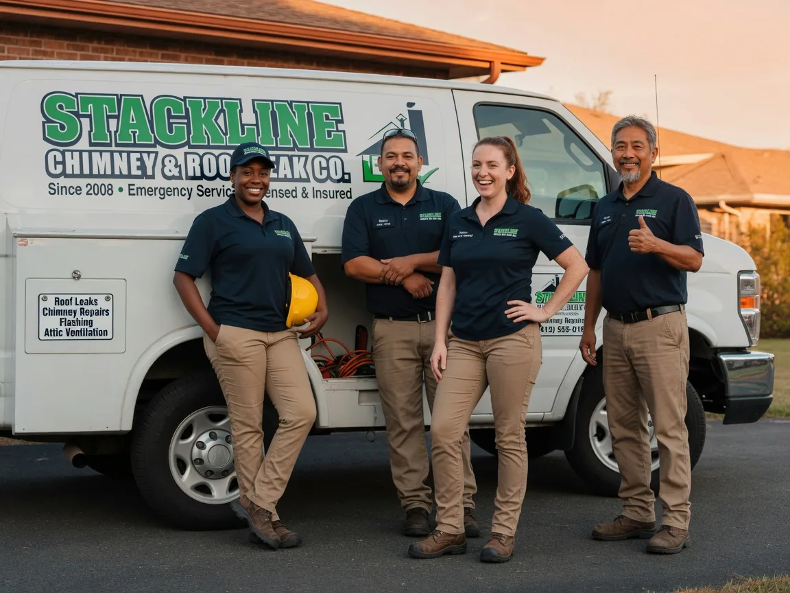 Chimney flashing repair company in Central, LA